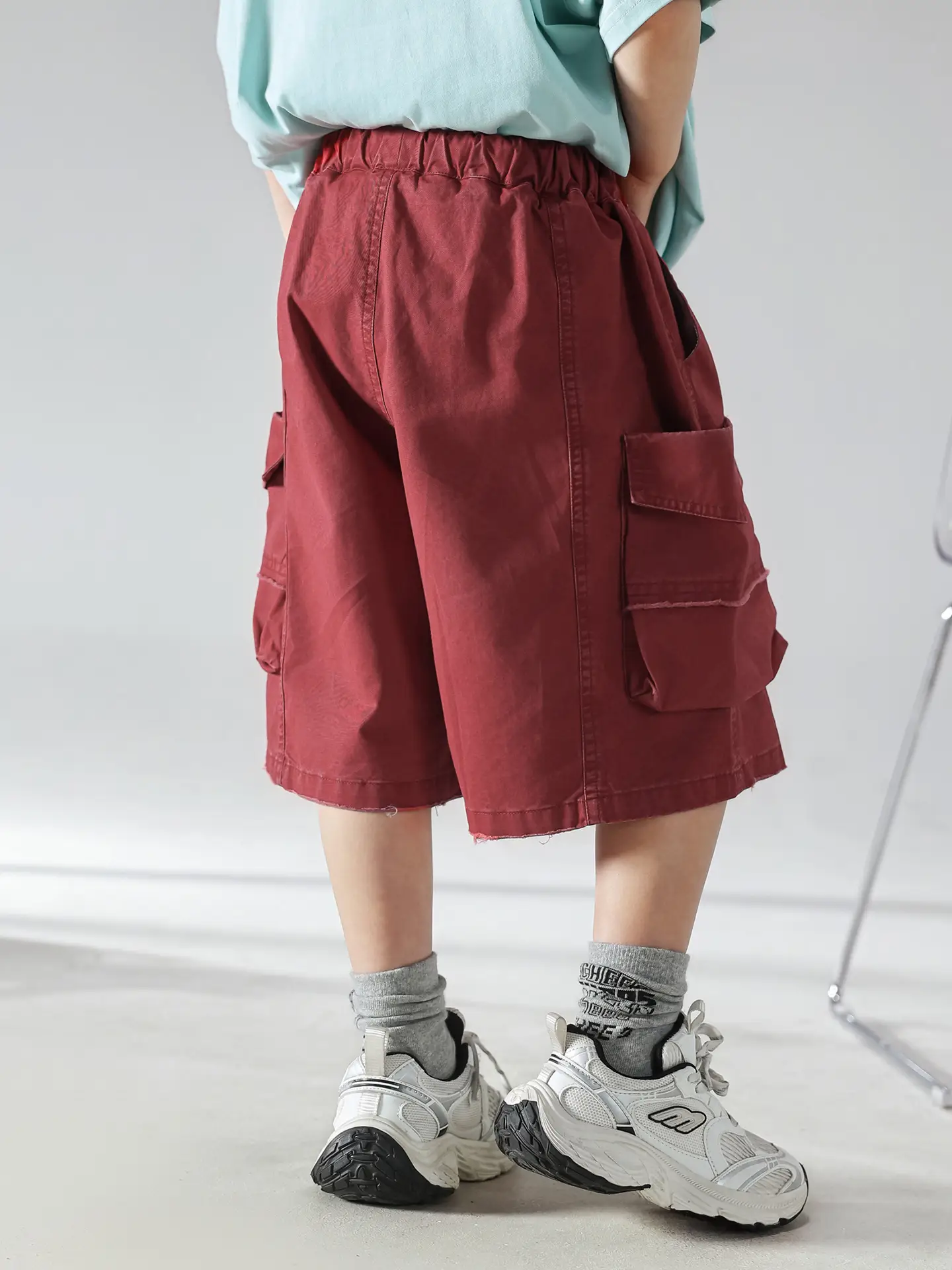 Boys Summer T-Shirt Shorts Set Brown Red 2025 — feature 15