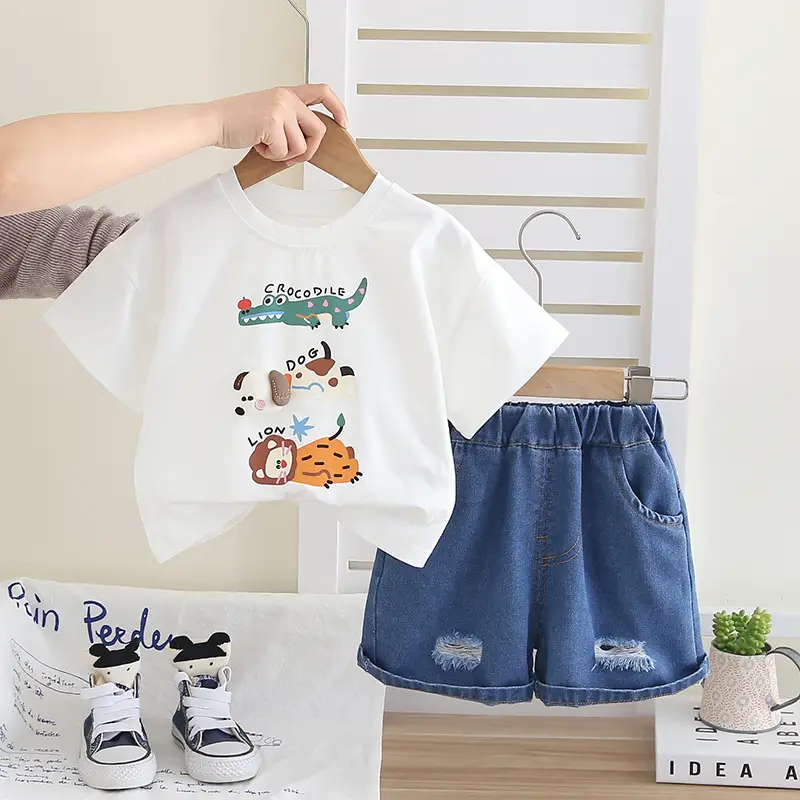 2025 Cartoon Two-Piece Kids Suit 1-5Yr Boys - Image 4