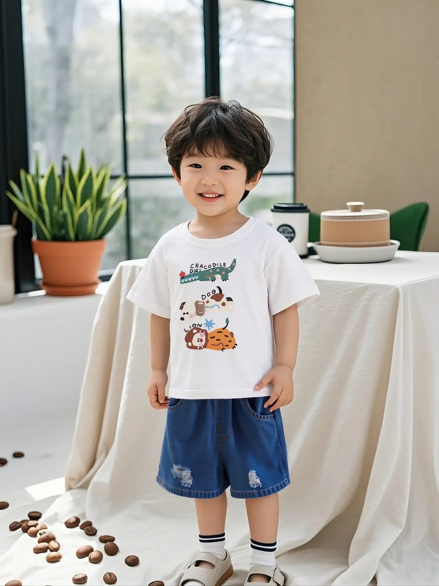 2025 Cartoon Two-Piece Kids Suit 1-5Yr Boys — feature 3