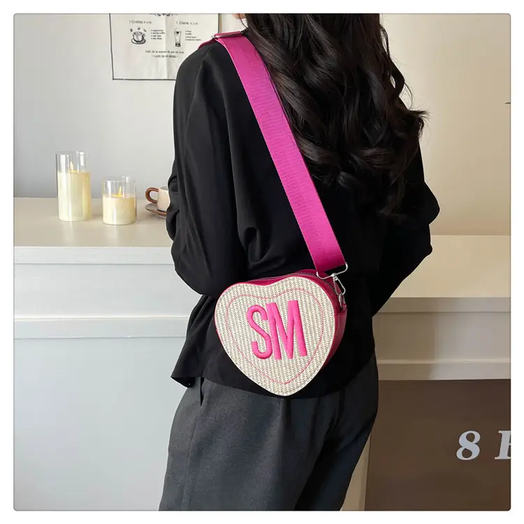 Heart-Shaped Embroidered Crossbody Bags for Women — feature 19