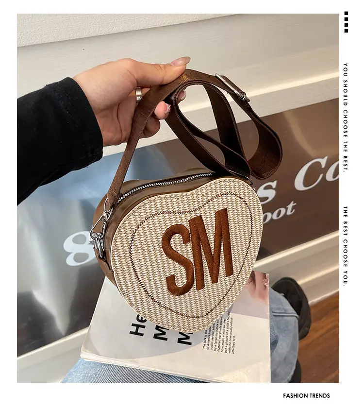 Heart-Shaped Embroidered Crossbody Bags for Women — feature 2