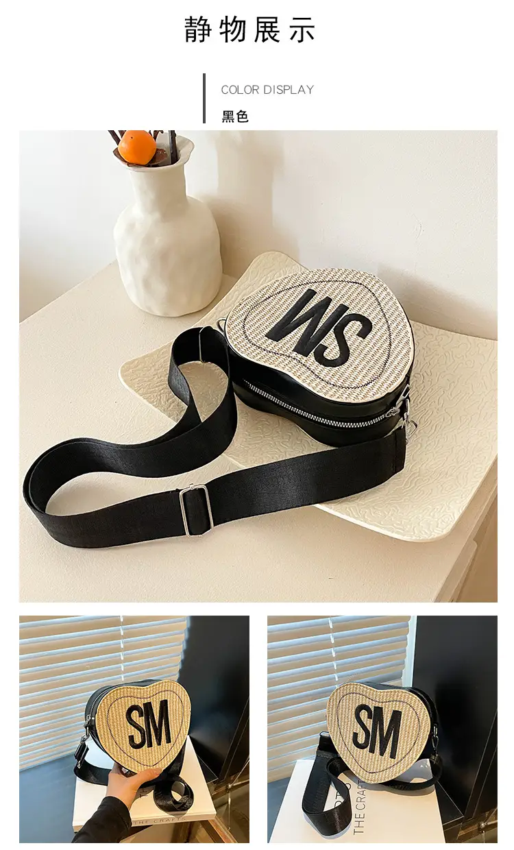 Heart-Shaped Embroidered Crossbody Bags for Women — feature 25