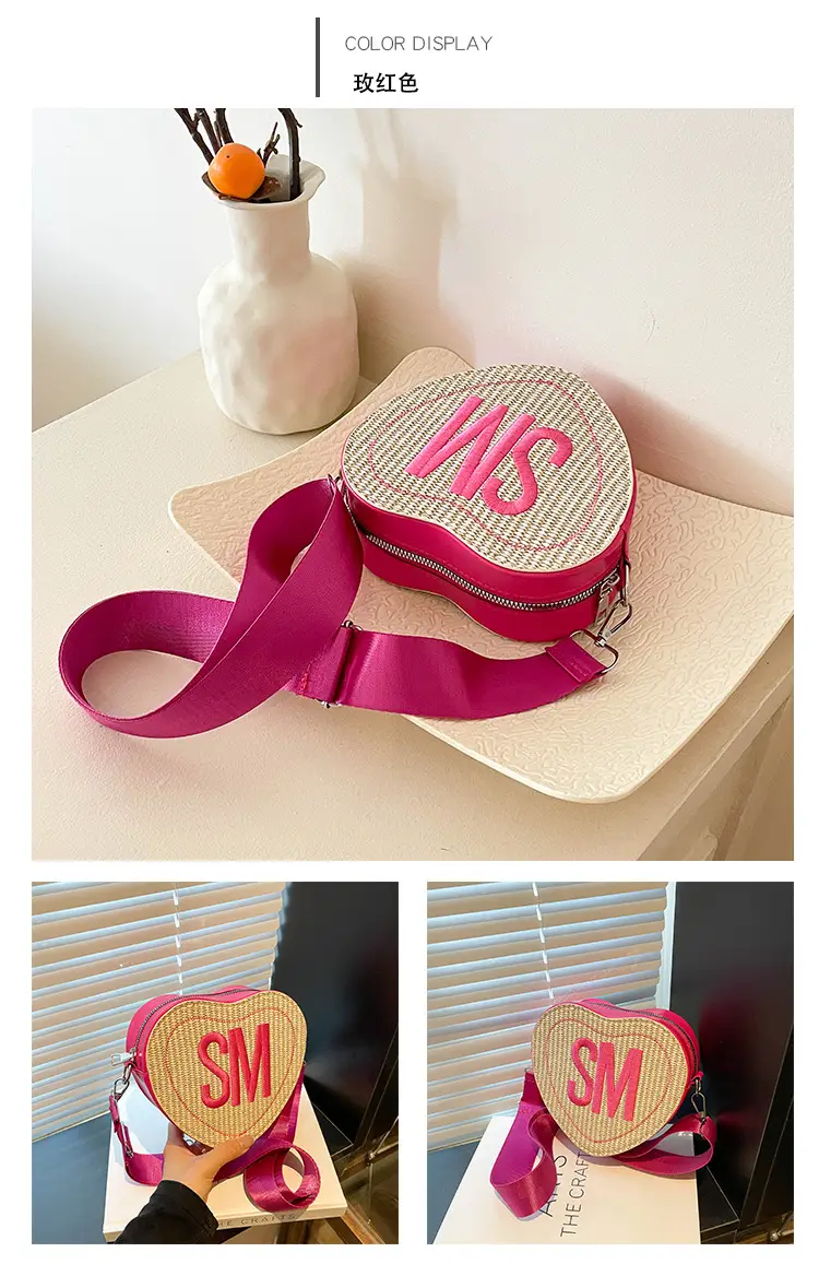 Heart-Shaped Embroidered Crossbody Bags for Women — feature 27