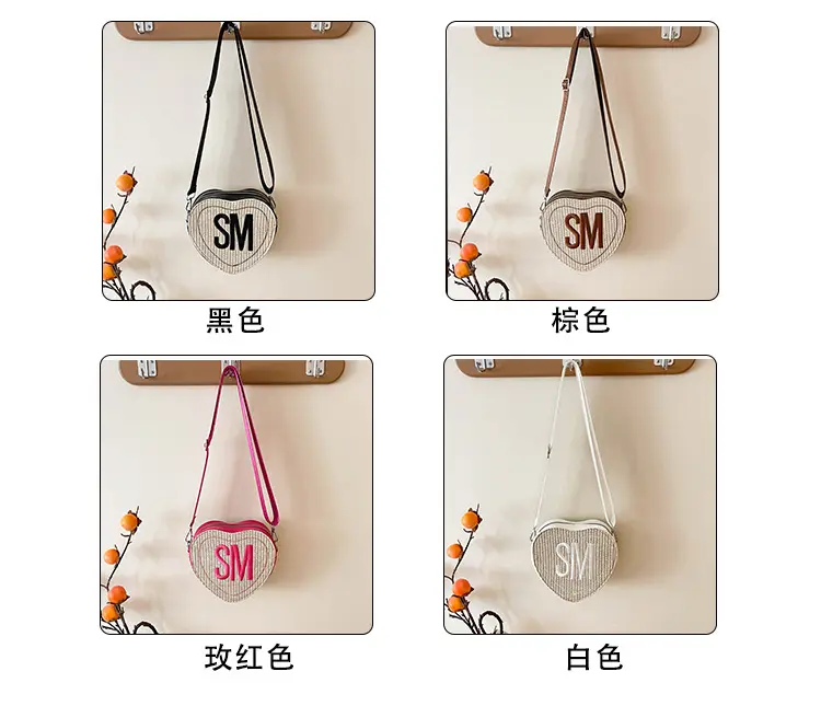 Heart-Shaped Embroidered Crossbody Bags for Women — feature 5