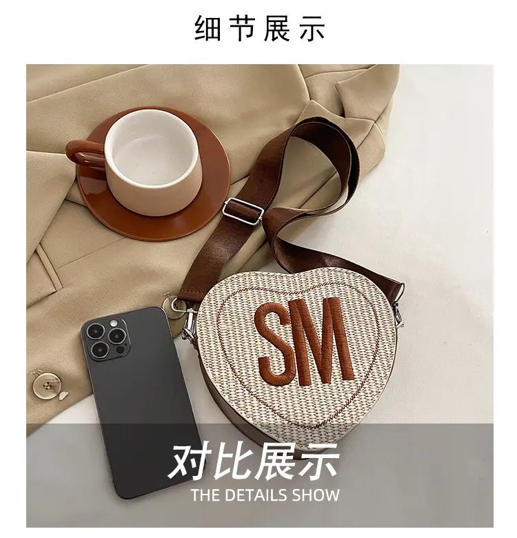Heart-Shaped Embroidered Crossbody Bags for Women — feature 6