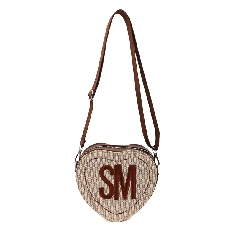 Heart-Shaped Embroidered Crossbody Bags for Women - Image 4