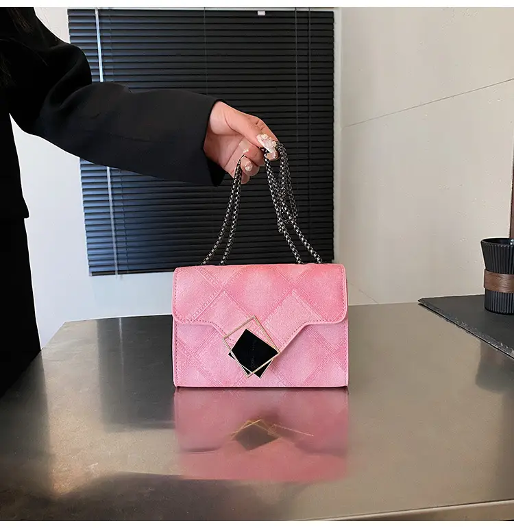 Women's 2025 Summer Square Bag with Chain & Crossbody — feature 22
