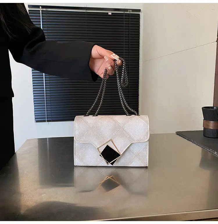 Women's 2025 Summer Square Bag with Chain & Crossbody — feature 25