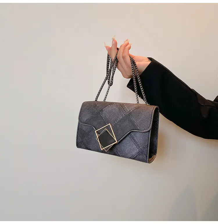 Women's 2025 Summer Square Bag with Chain & Crossbody — feature 27