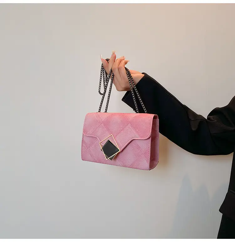 Women's 2025 Summer Square Bag with Chain & Crossbody — feature 28