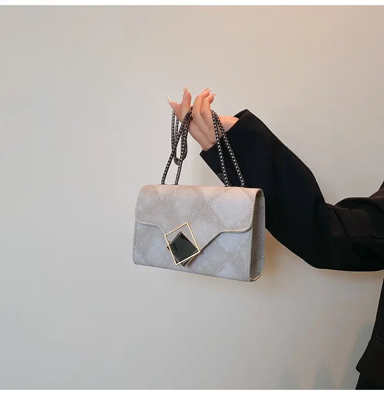 Women's 2025 Summer Square Bag with Chain & Crossbody — feature 29