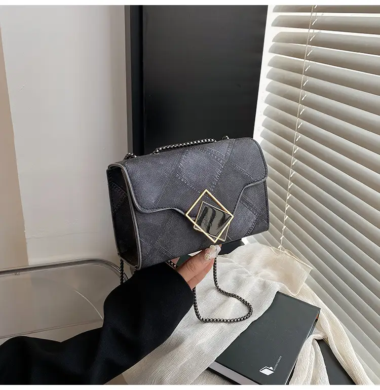 Women's 2025 Summer Square Bag with Chain & Crossbody — feature 30