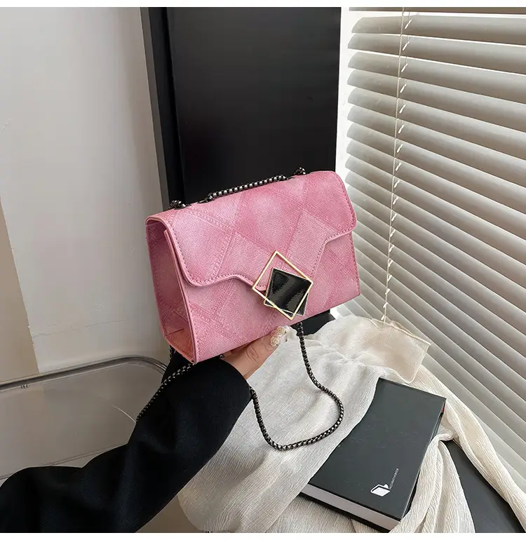 Women's 2025 Summer Square Bag with Chain & Crossbody — feature 33