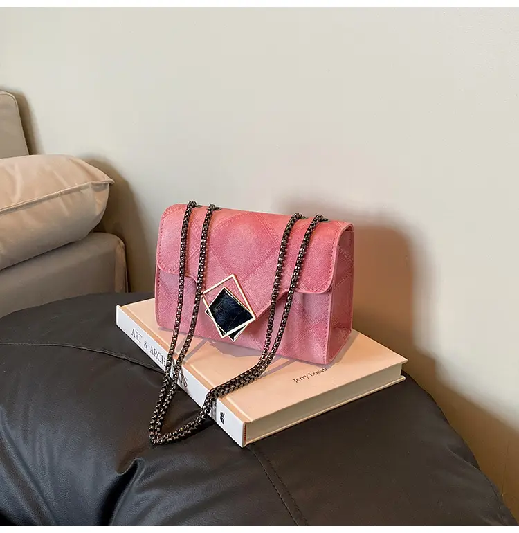 Women's 2025 Summer Square Bag with Chain & Crossbody — feature 37