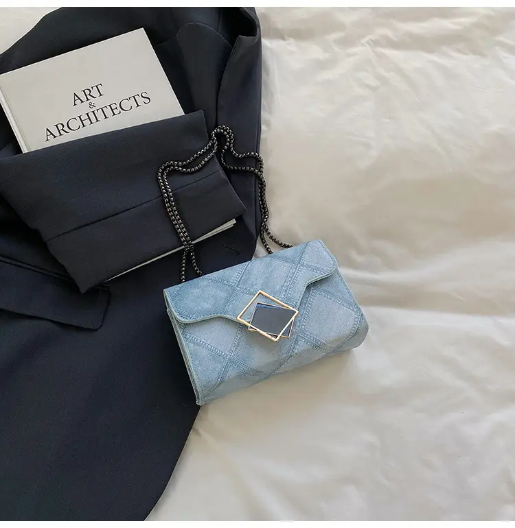 Women's 2025 Summer Square Bag with Chain & Crossbody — feature 38