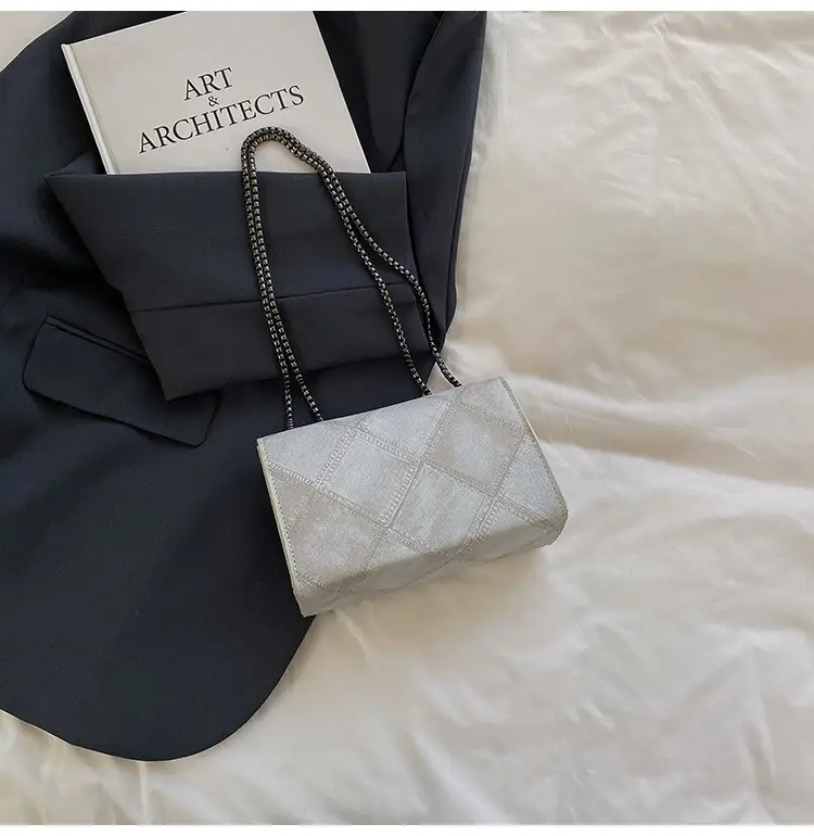 Women's 2025 Summer Square Bag with Chain & Crossbody — feature 43