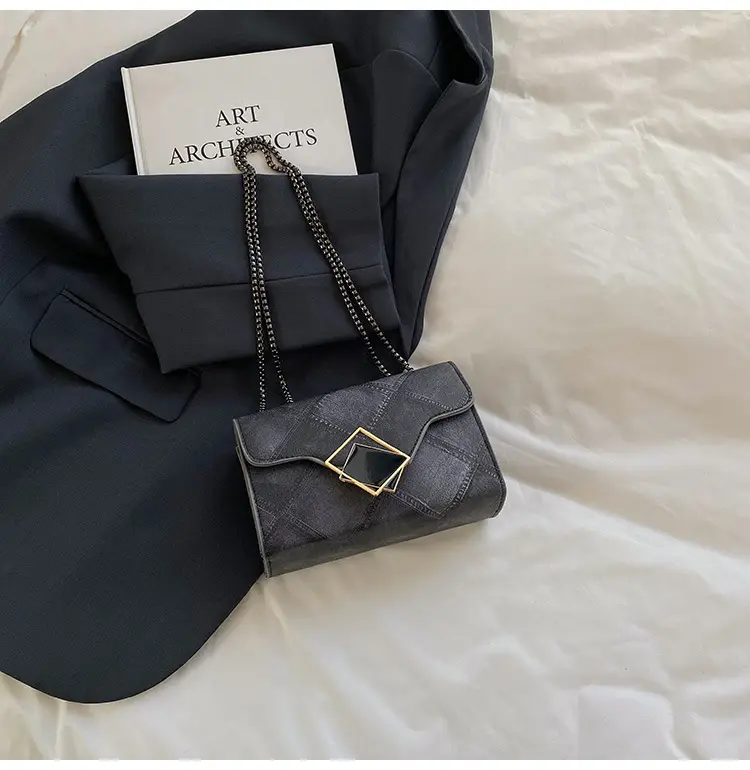 Women's 2025 Summer Square Bag with Chain & Crossbody — feature 44