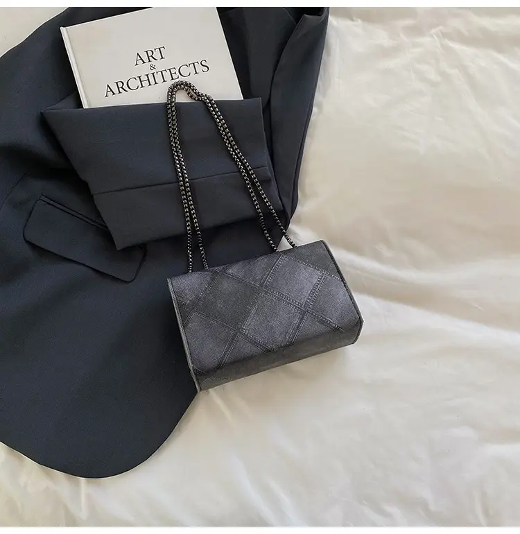 Women's 2025 Summer Square Bag with Chain & Crossbody — feature 46
