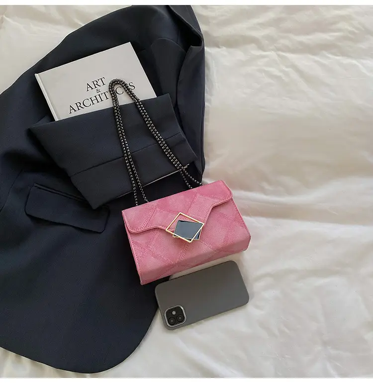 Women's 2025 Summer Square Bag with Chain & Crossbody — feature 47