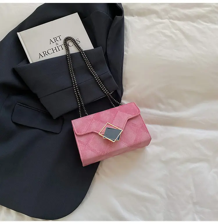 Women's 2025 Summer Square Bag with Chain & Crossbody — feature 48