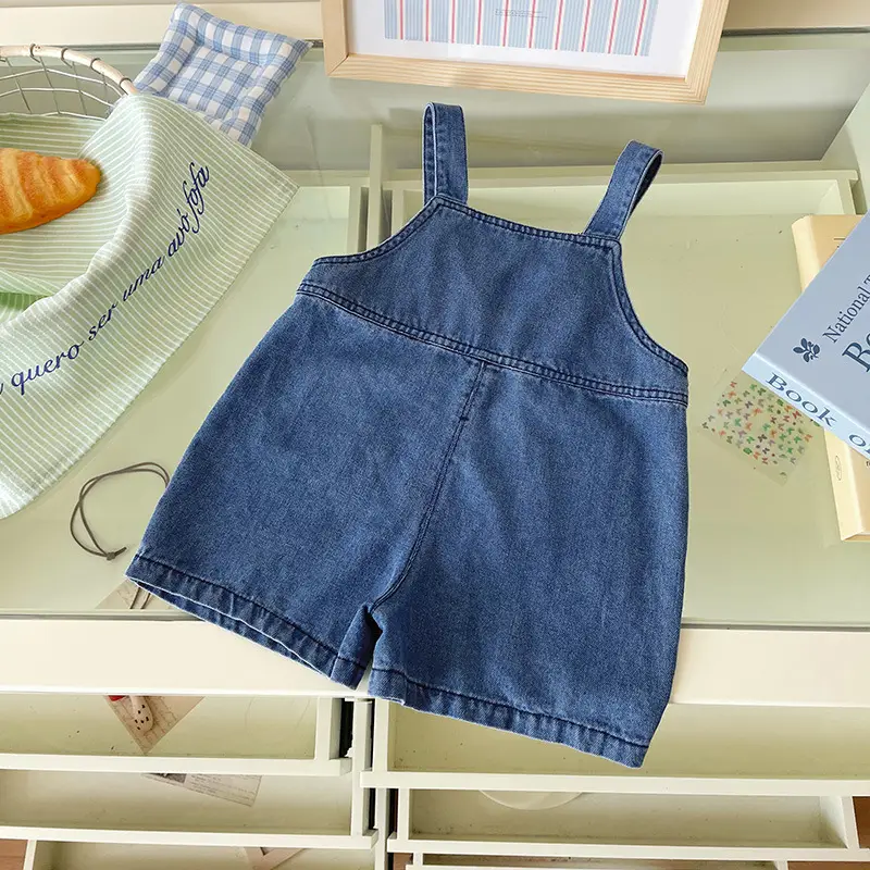 Blue Denim Overalls for Boys Summer Wear - Image 4