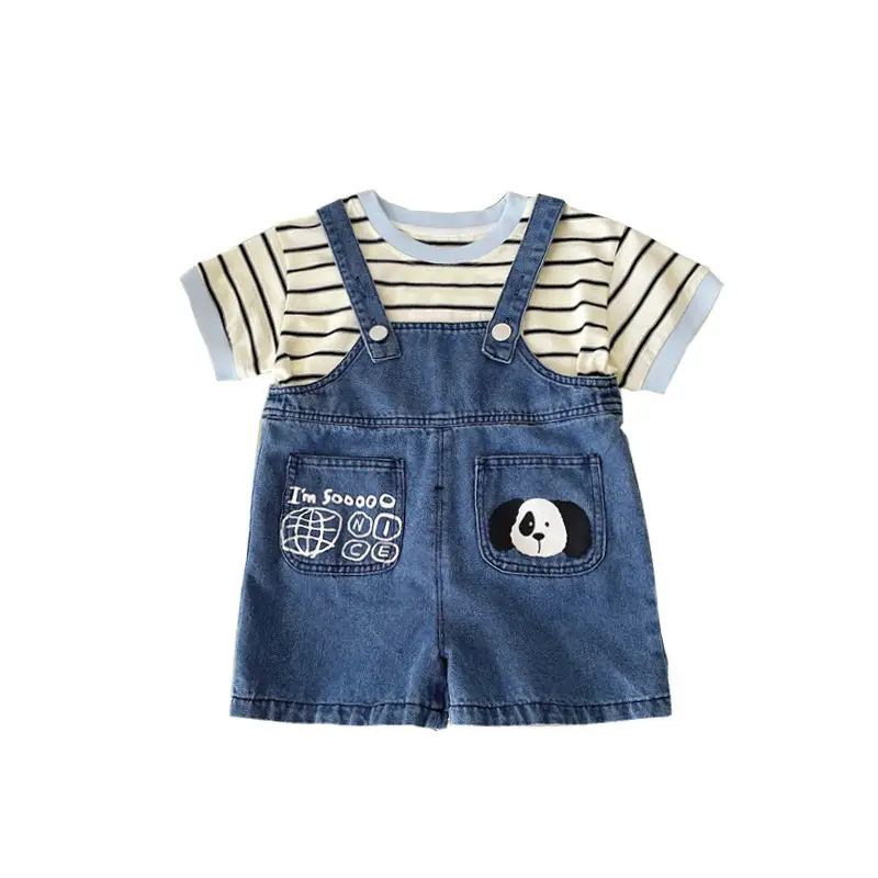 Blue Denim Overalls for Boys Summer Wear - Image 5