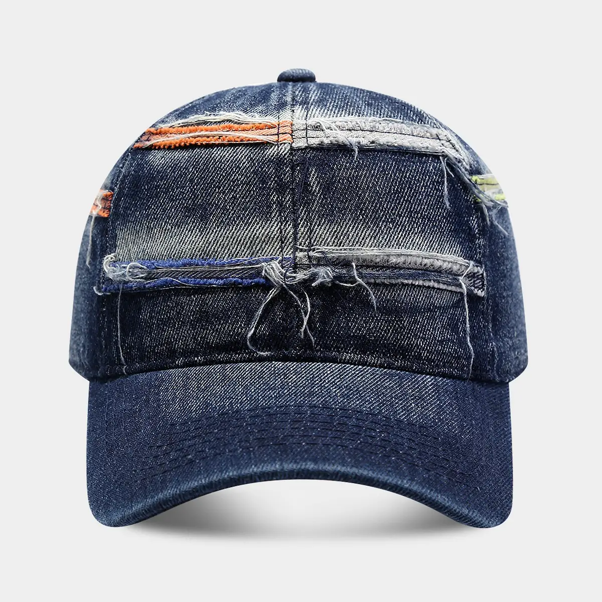 Korean Style Denim Baseball Caps for Men Women - Image 8