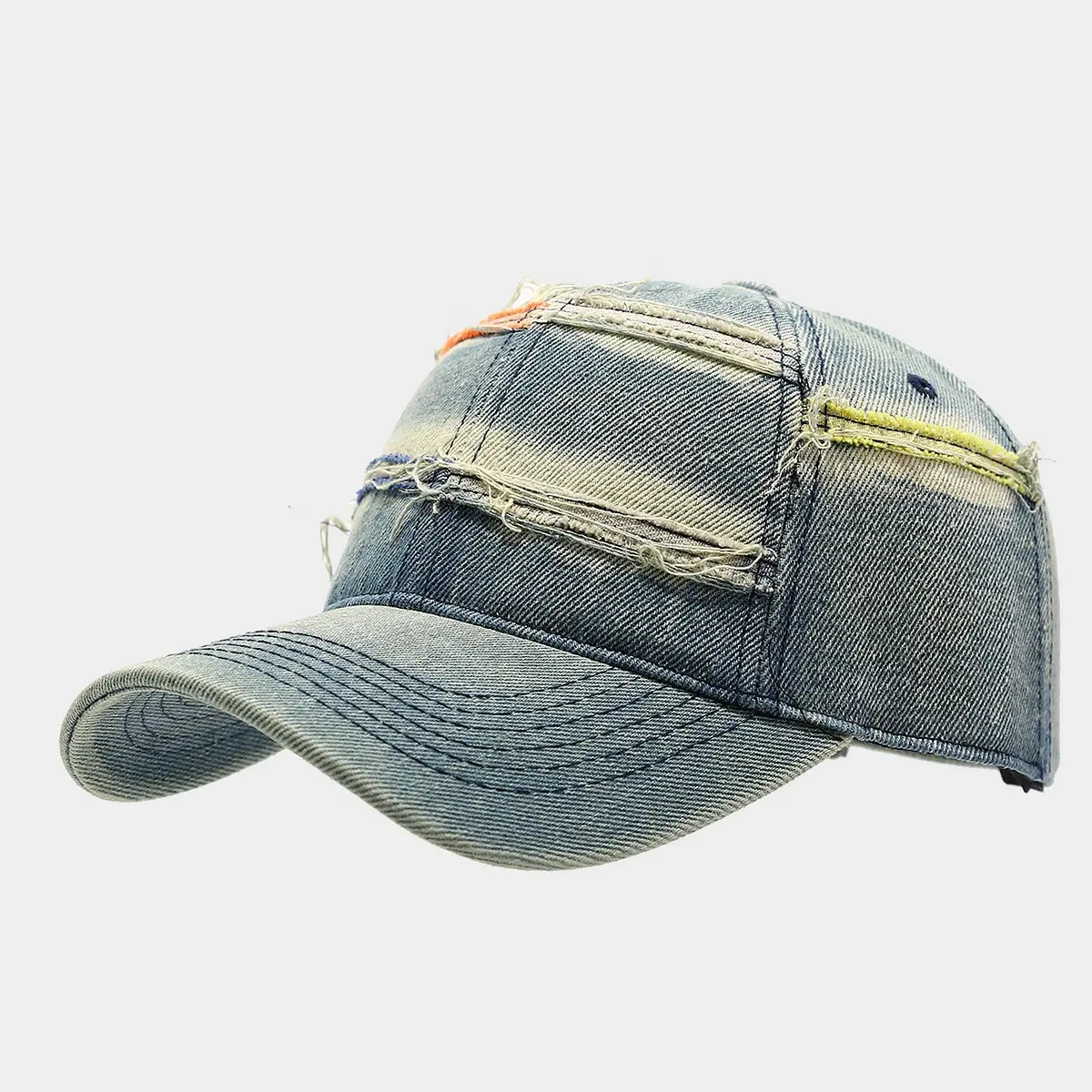Korean Style Denim Baseball Caps for Men Women - Image 2