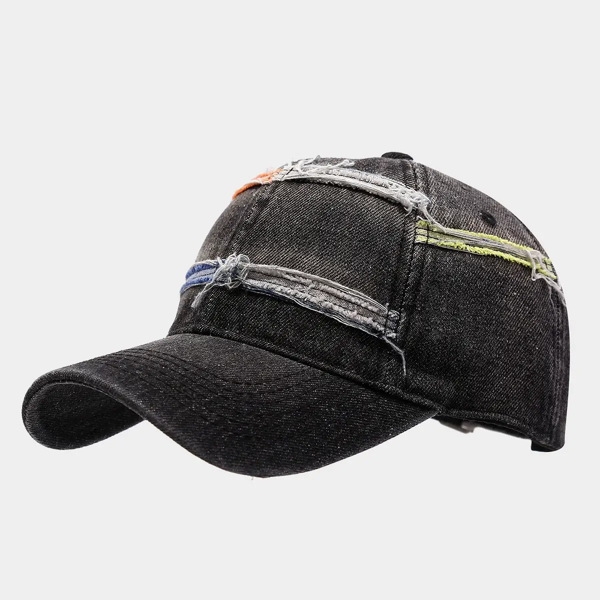 Korean Style Denim Baseball Caps for Men Women - Image 4