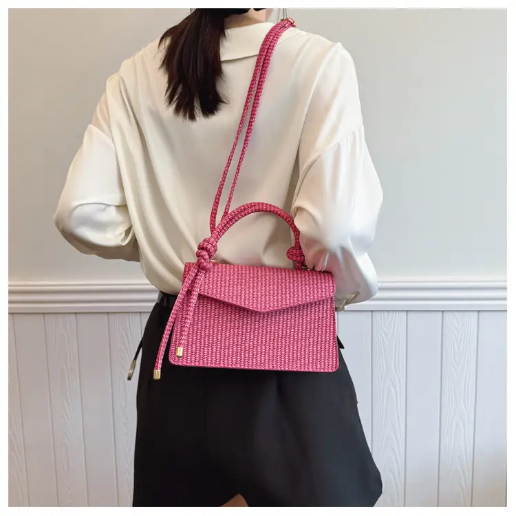 Yellow Textured Crossbody Bag for Women Summer Commute — feature 18