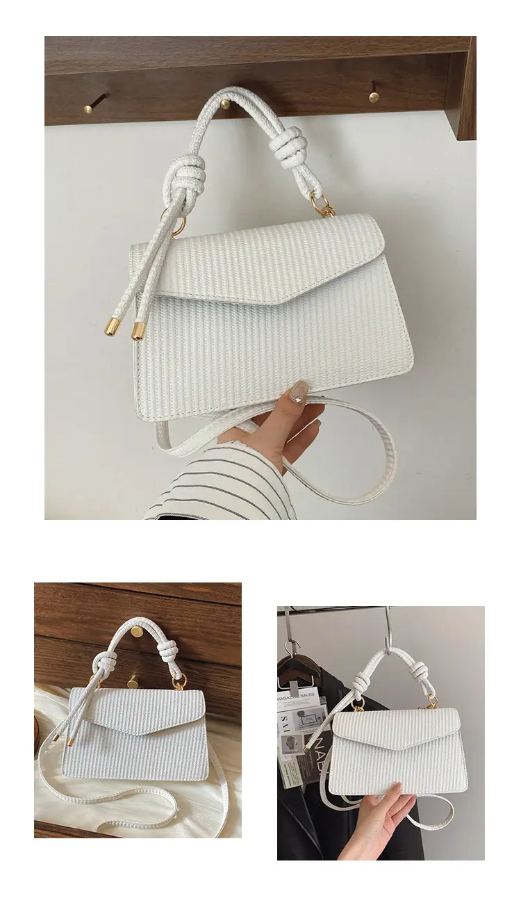 Yellow Textured Crossbody Bag for Women Summer Commute — feature 28