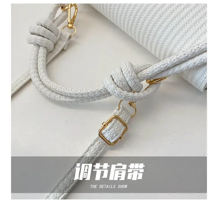 Yellow Textured Crossbody Bag for Women Summer Commute — feature 7