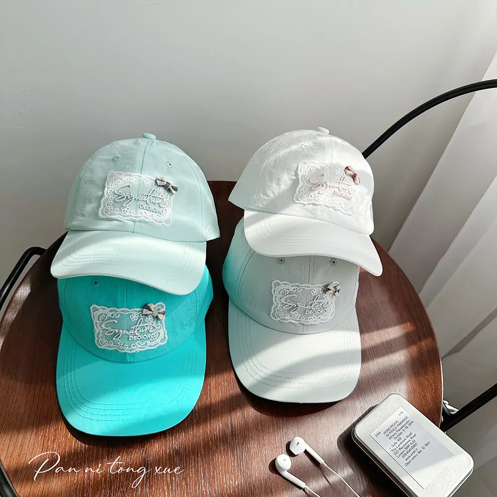 Tiffany Blue Sweet Lace Baseball Cap for Girls & Boys - Image 10