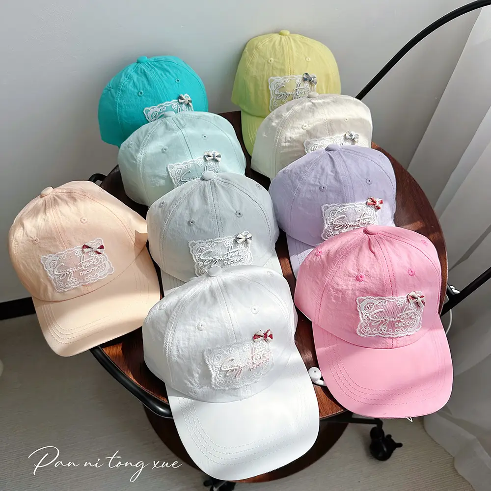 Tiffany Blue Sweet Lace Baseball Cap for Girls & Boys - Image 11