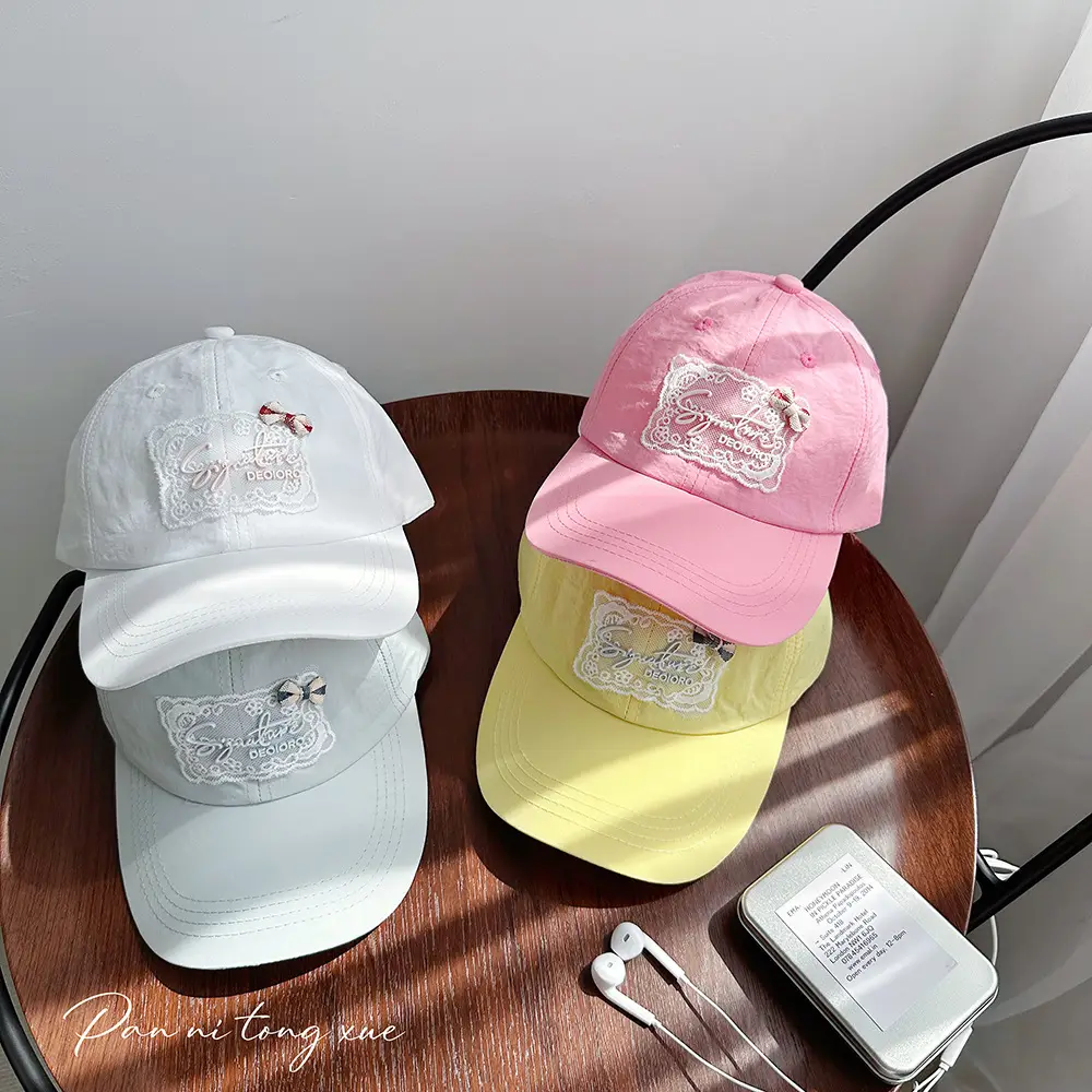 Tiffany Blue Sweet Lace Baseball Cap for Girls & Boys - Image 12