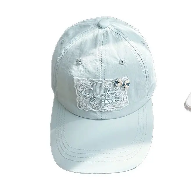 Tiffany Blue Sweet Lace Baseball Cap for Girls & Boys - Image 14