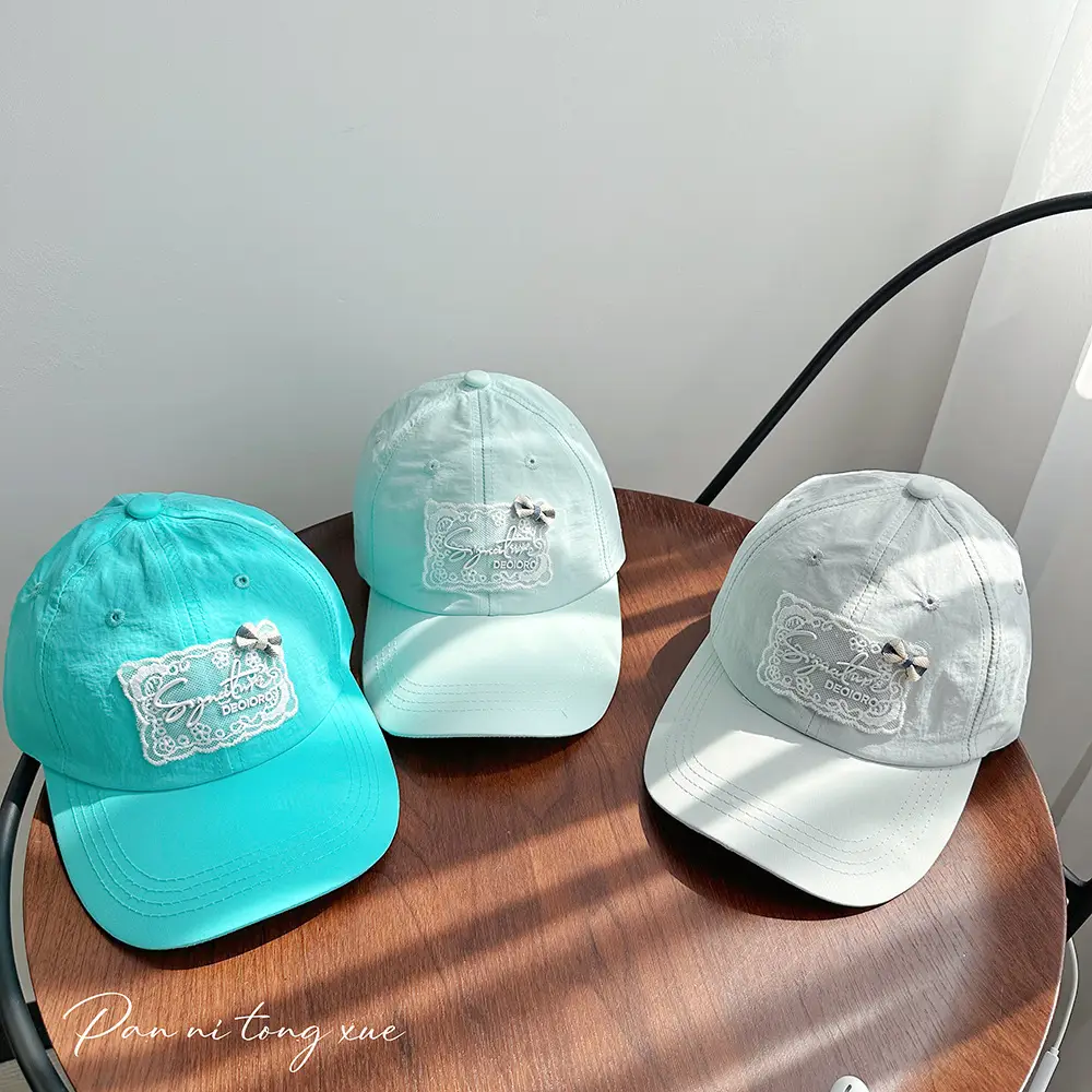 Tiffany Blue Sweet Lace Baseball Cap for Girls & Boys — feature 22