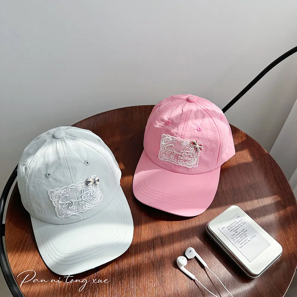 Tiffany Blue Sweet Lace Baseball Cap for Girls & Boys — feature 26