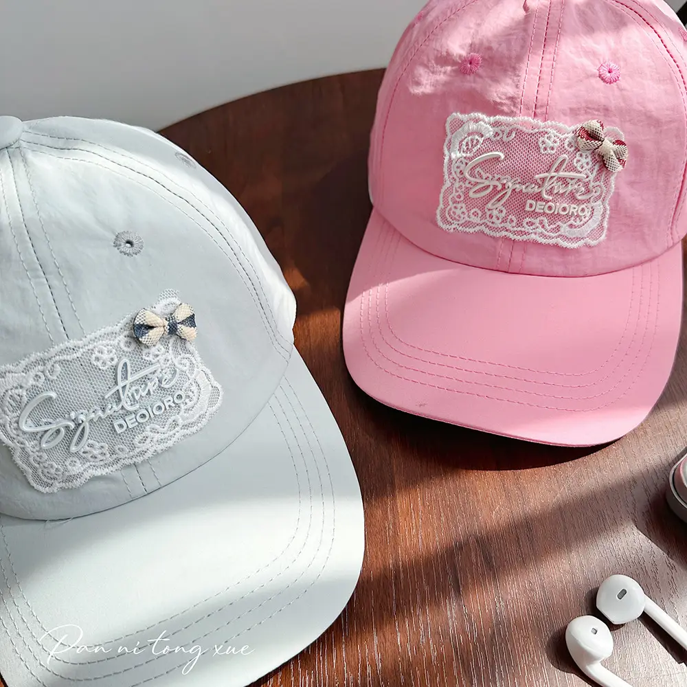 Tiffany Blue Sweet Lace Baseball Cap for Girls & Boys — feature 27