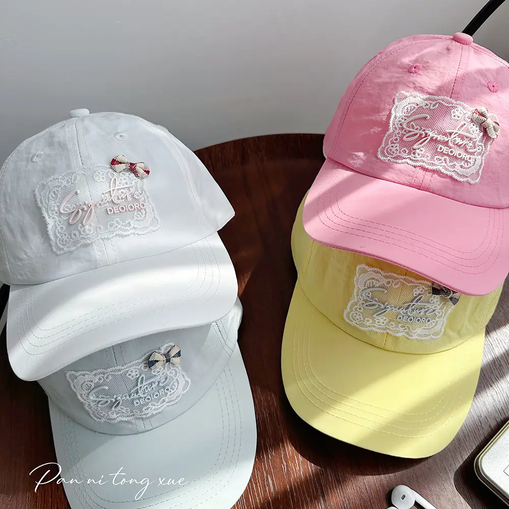 Tiffany Blue Sweet Lace Baseball Cap for Girls & Boys — feature 28