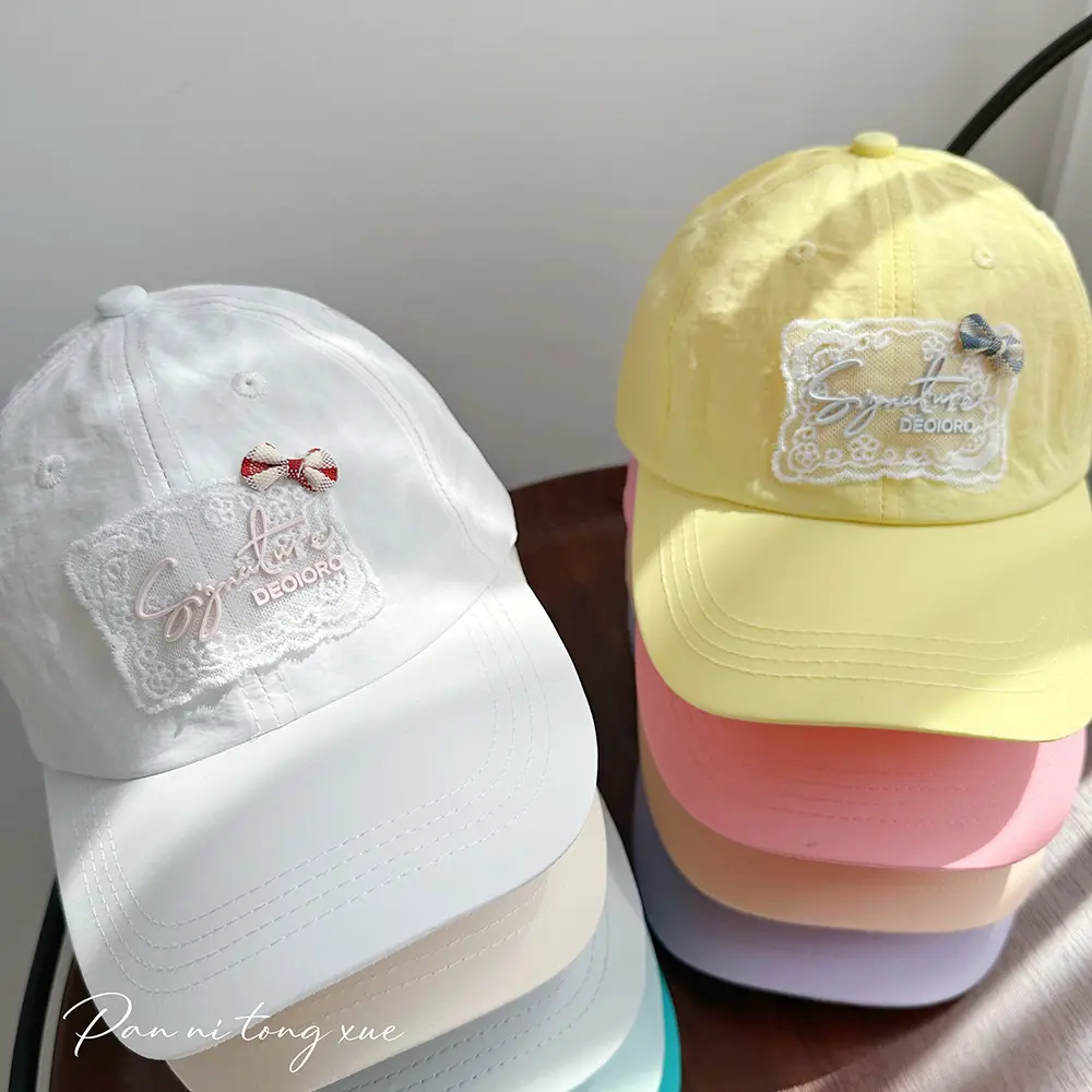 Tiffany Blue Sweet Lace Baseball Cap for Girls & Boys — feature 30