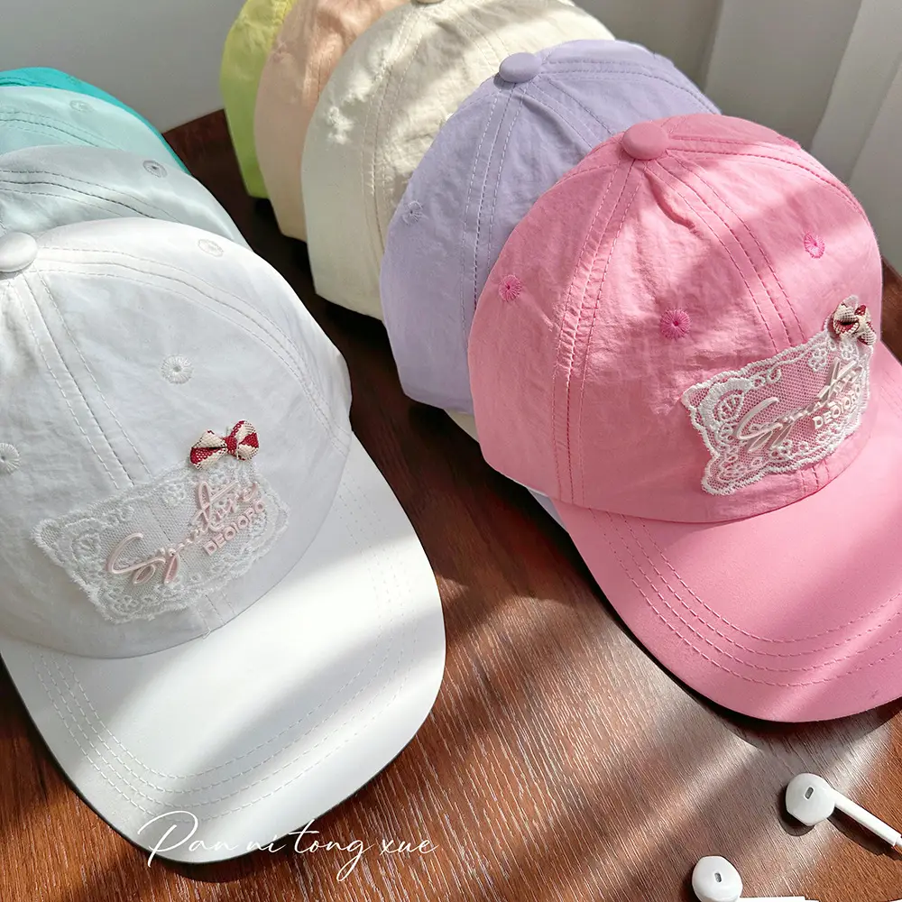 Tiffany Blue Sweet Lace Baseball Cap for Girls & Boys — feature 31