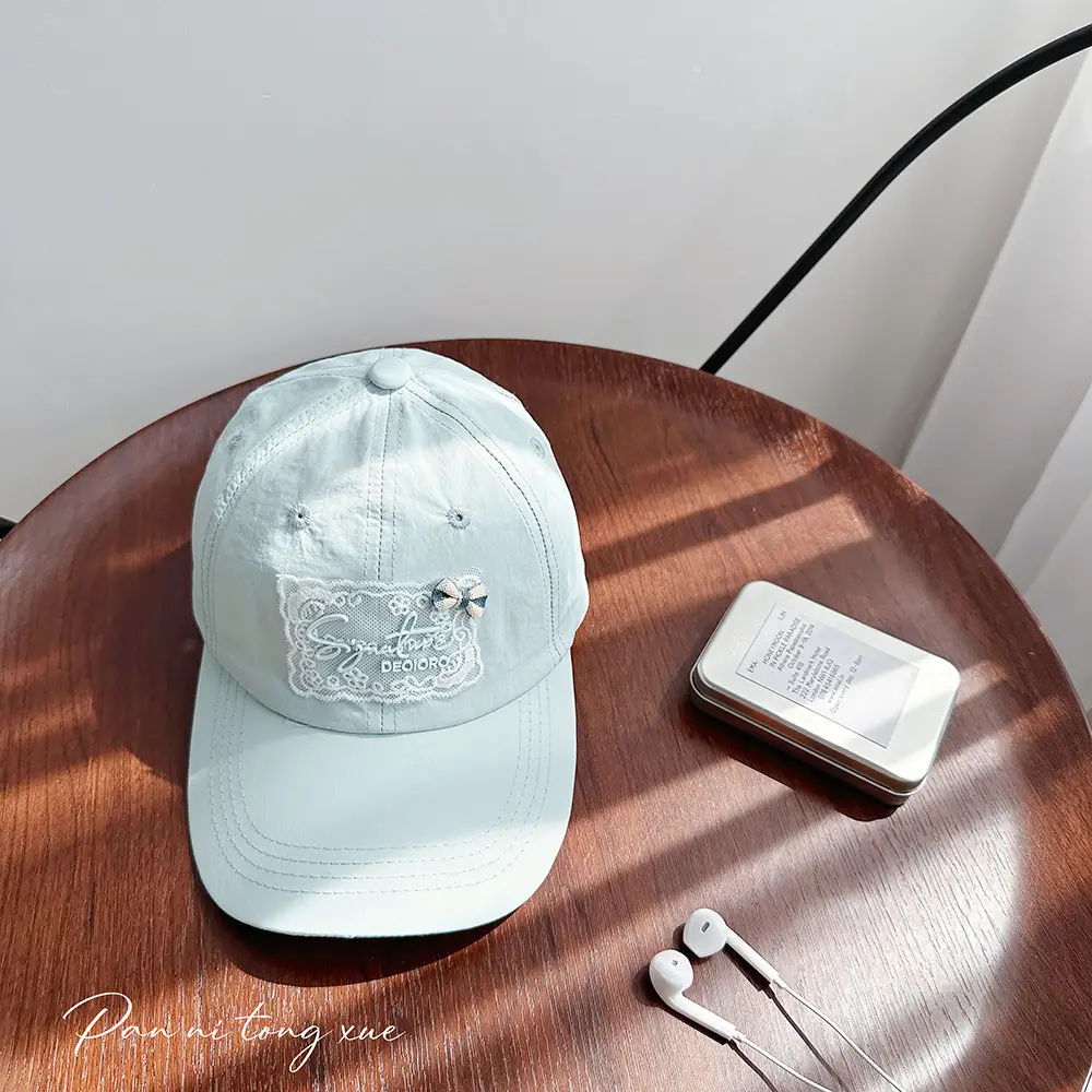 Tiffany Blue Sweet Lace Baseball Cap for Girls & Boys — feature 42