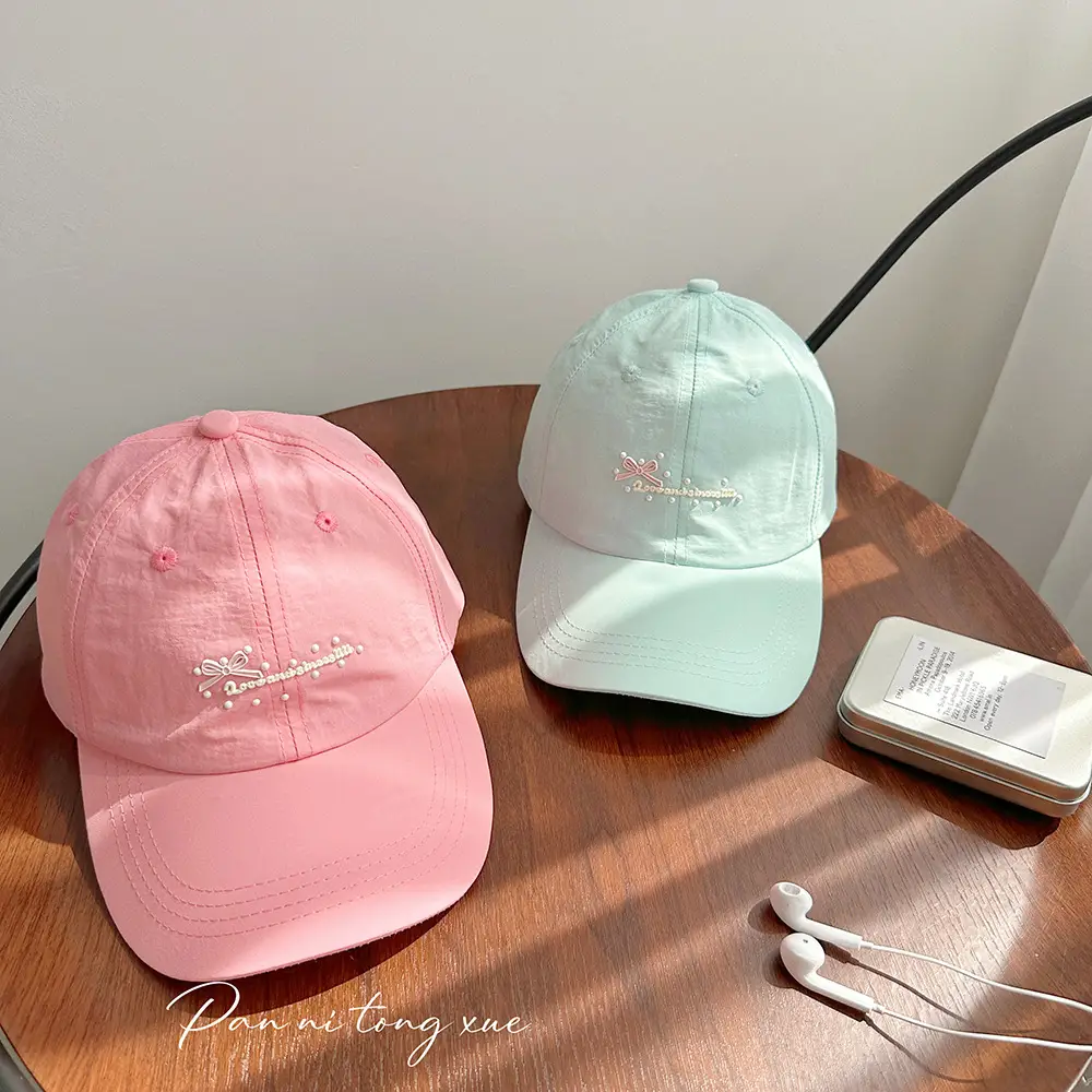 Children's Mint Green Thin Sun Hat for Summer - Image 10