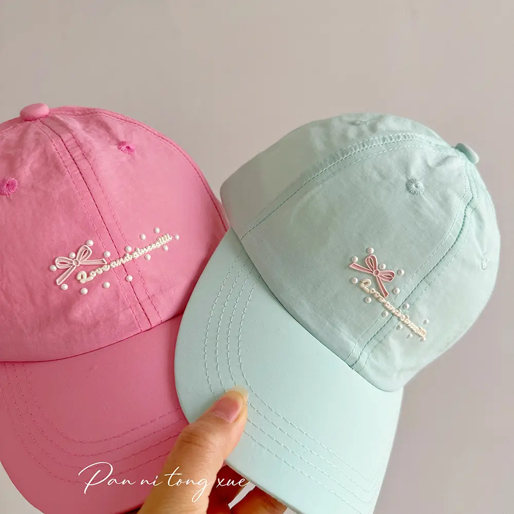 Children's Mint Green Thin Sun Hat for Summer — feature 26