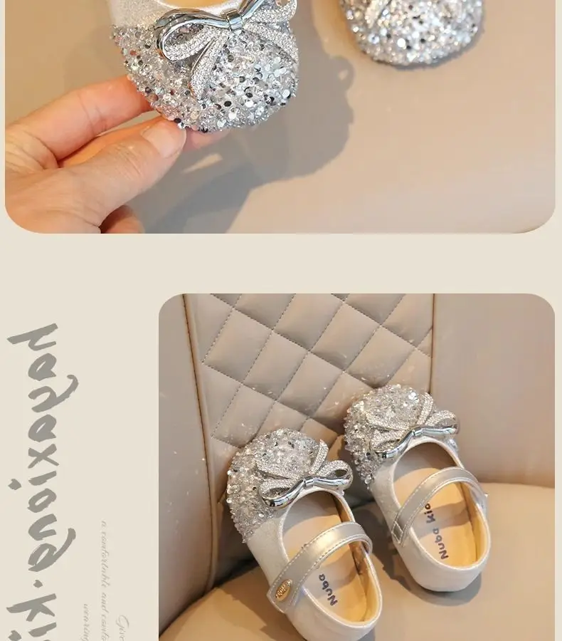 Baby Princess Rhinestone Shoes Spring Autumn Single — feature 12