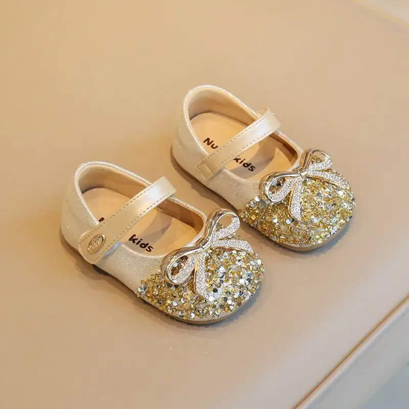 Baby Princess Rhinestone Shoes Spring Autumn Single
