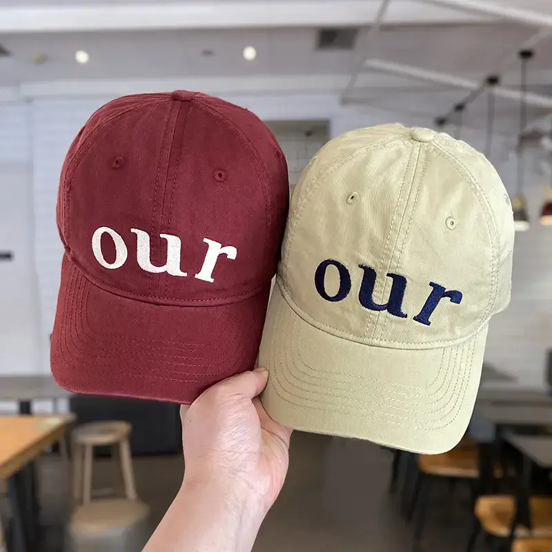 Kids Baseball Cap "OUR" Design Beige - Image 10