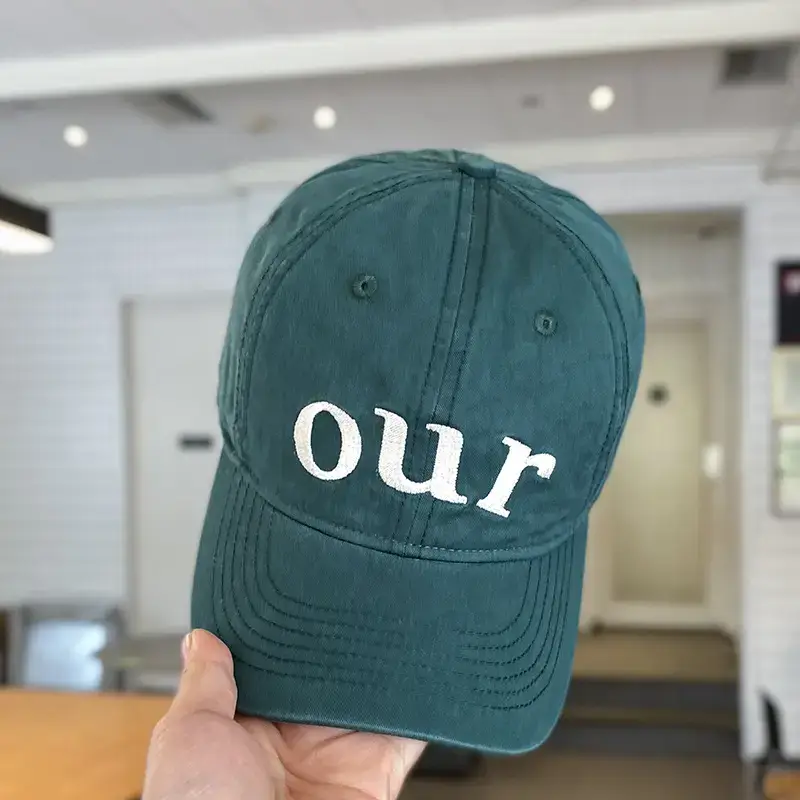 Kids Baseball Cap "OUR" Design Beige - Image 6