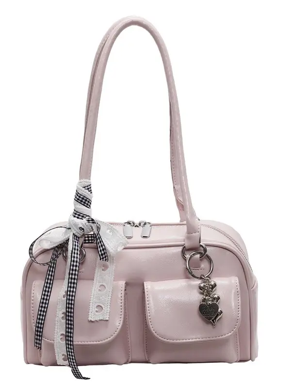 Women Cross-Border Underarm Bag Large Capacity Retro Black - Image 11